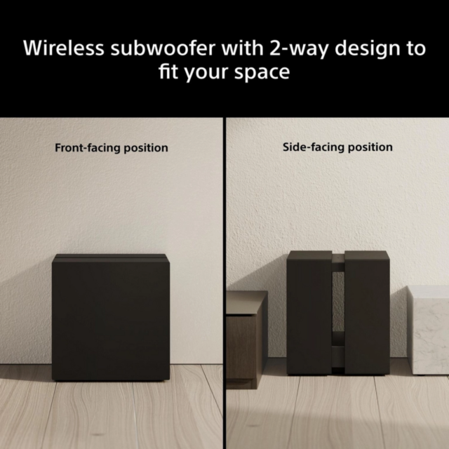 Sony SASW9.CEJ BRAVIA Theatre Sub 9 Wireless 600W Subwoofer - Black