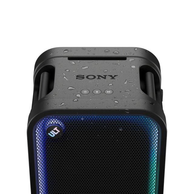 Sony SRSULT700.CEL Wireless ULT Tower 7 Deep Bass Party Speaker with 360 Party sound + DJ Input - Bl