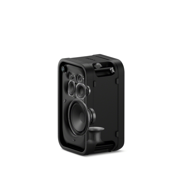 Sony SRSULT700.CEL Wireless ULT Tower 7 Deep Bass Party Speaker with 360 Party sound + DJ Input - Bl