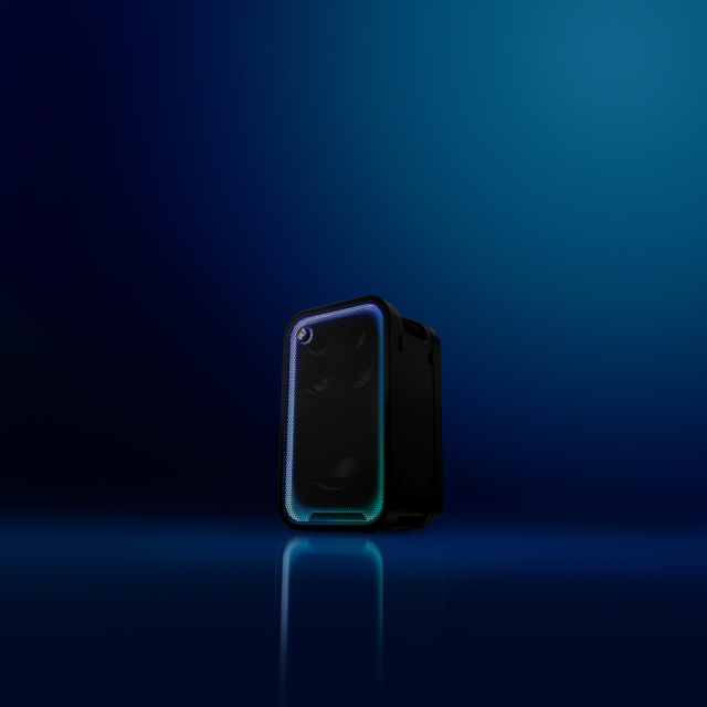 Sony SRSULT700.CEL Wireless ULT Tower 7 Deep Bass Party Speaker with 360 Party sound + DJ Input - Bl