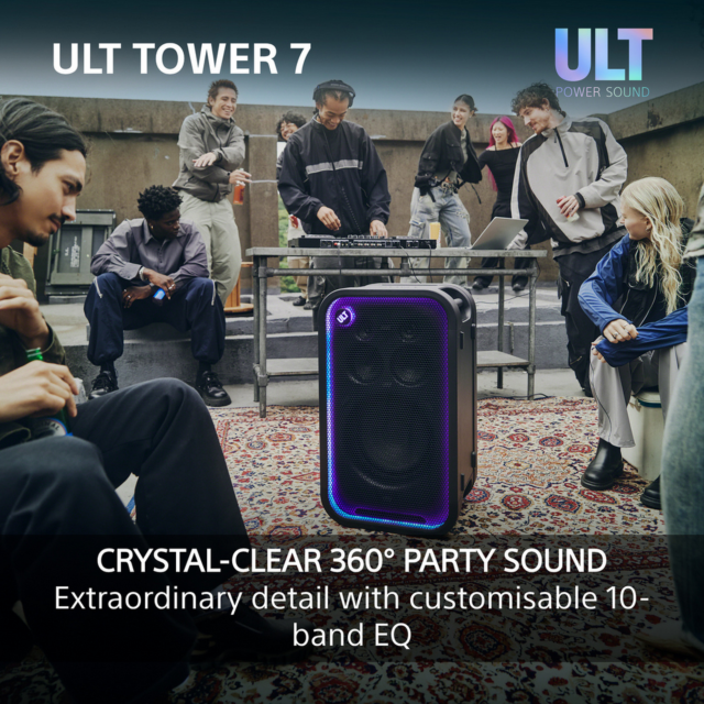 Sony SRSULT700.CEL Wireless ULT Tower Party Speaker Black