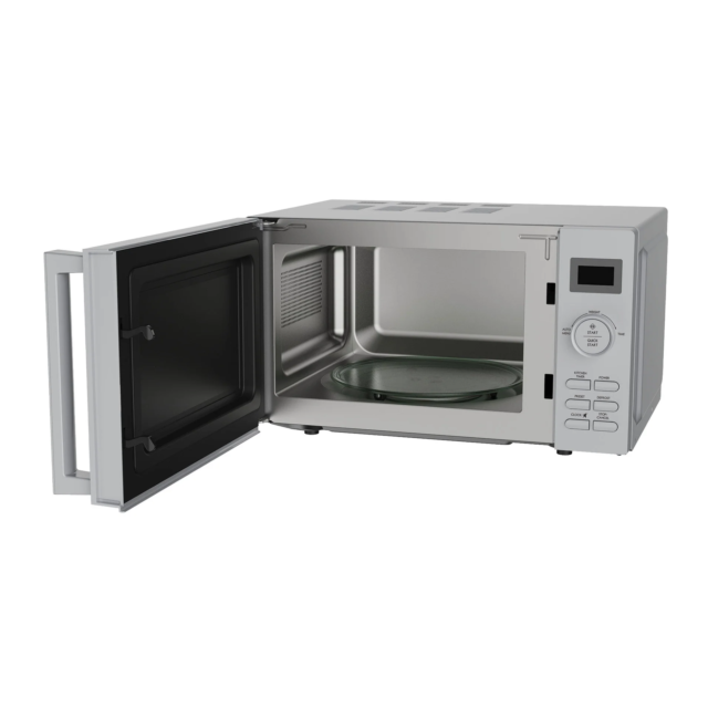 Statesman SKMS0820DSS Microwave 20Ltr 800W, Stainless Steel Cavity, Silver