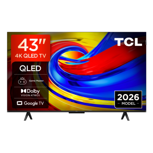 TCL 43P7L-UK 43inch 4K HDR QLED Direct LED Google TV