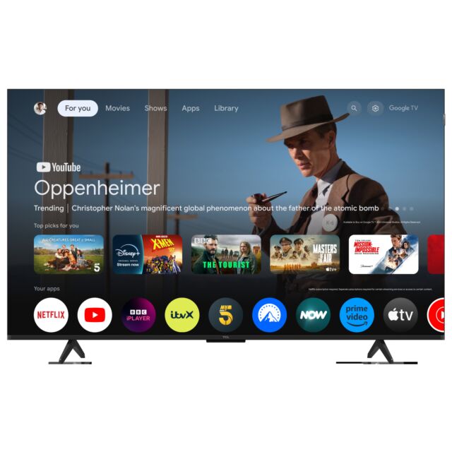 TCL 55P7K-UK 55inch 4K QLED Direct LED HDR Google TV