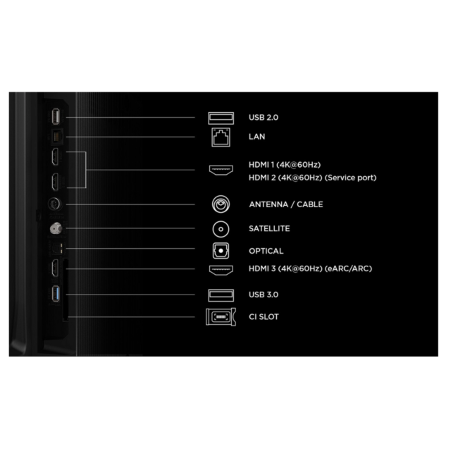 TCL 75P7L-UK 75inch 4K HDR QLED Direct LED Google TV