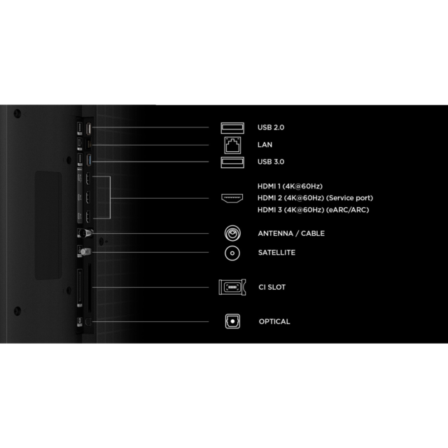 TCL 85P7L-UK 85inch 4K HDR QLED Direct LED Google TV