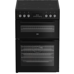 Beko EDC6731K Ceramic 60cm Cooker - Black