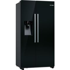 Bosch KAD93ABEP American Fridge Freezer - Black, Water And Ice