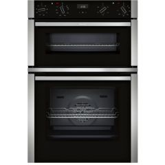 Neff U1ACE2AN3B Double Built In Oven - Stainless Steel & Black