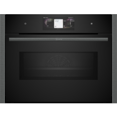 Neff C24MT73G0B Compact Pyrolytic Oven With Microwave - Black with Graphite trim