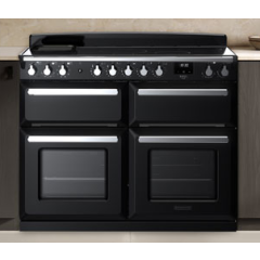 Rangemaster ESDLB110EIPSLT-CM1 Estel deluxe 110 Induction Range cooker - Slate with Chrome Trim