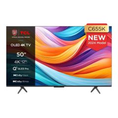 TCL 50C655K 50" 4K QLED HDR Pro Android TV